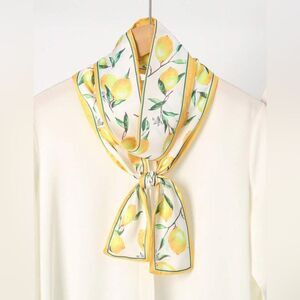 Lemon Print Scarf P42